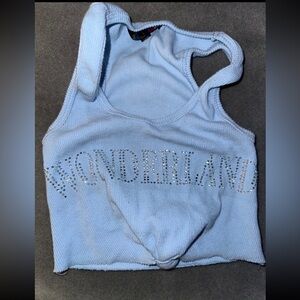 Wonderland Knotted Crop Top
